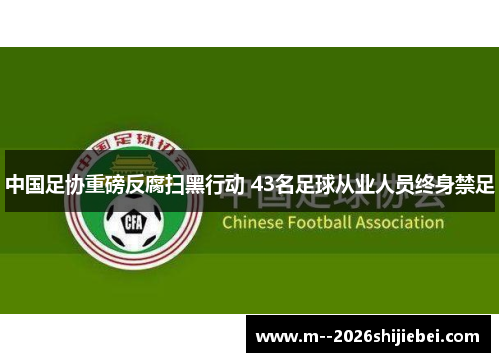 中国足协重磅反腐扫黑行动 43名足球从业人员终身禁足
